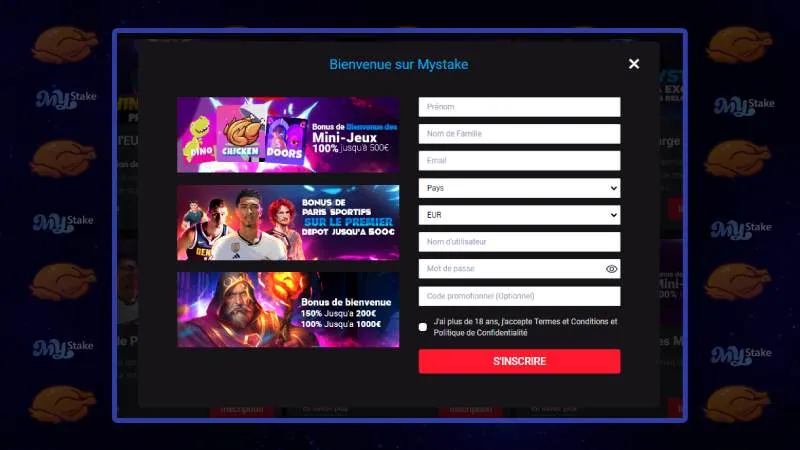How to register on MyStake